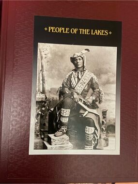 Vintage Time Life Native American Indian coffee table book People of the Lakes